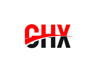 GHX Letter Initial Logo Design Vector Illustration