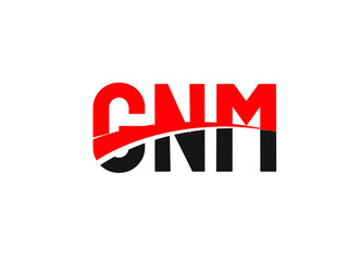 GNM Letter Initial Logo Design Vector Illustration