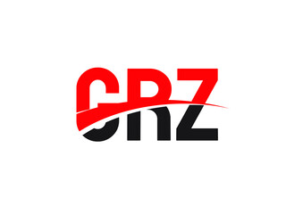 GRZ Letter Initial Logo Design Vector Illustration