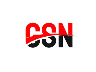 GSN Letter Initial Logo Design Vector Illustration