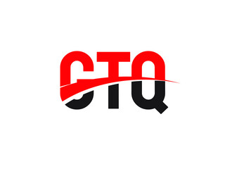 GTQ Letter Initial Logo Design Vector Illustration
