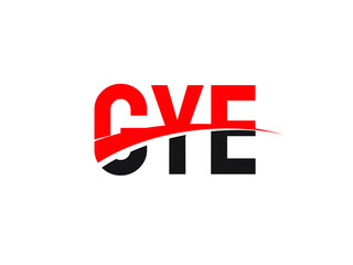 Fototapeta premium GYE Letter Initial Logo Design Vector Illustration