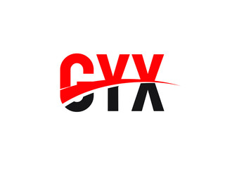 GYX Letter Initial Logo Design Vector Illustration