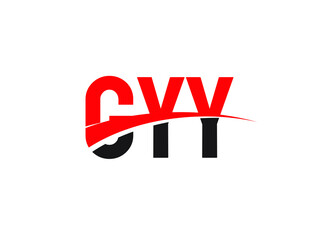 GYY Letter Initial Logo Design Vector Illustration