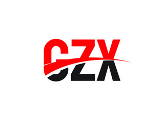 GZX Letter Initial Logo Design Vector Illustration