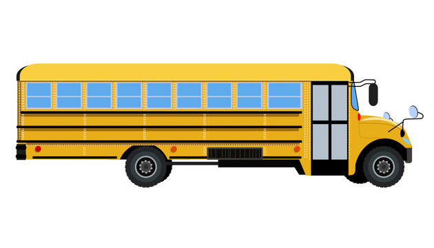 School bus svg vector illustration