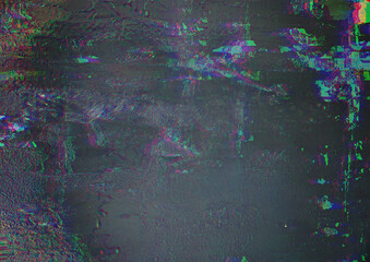 abstract dark blue and gray unique line holographic glitch digital pixel distorted effect texture.