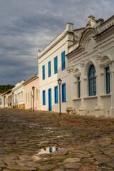 Detalhes da charmosa cidade de Goiás (Goiás Velho). Uma pequena cidade turística, toda em arquitetura colonial no estado de Goiás no Brasil.