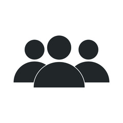 People vector icon illustration sign