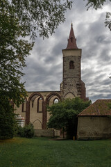 Fototapeta na wymiar Ruins of Sazava monastery, Czechia