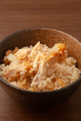 フライドチキンの炊き込みご飯
