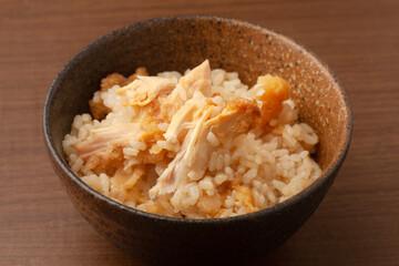 フライドチキンの炊き込みご飯