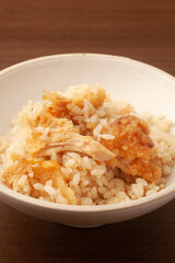 フライドチキンの炊き込みご飯