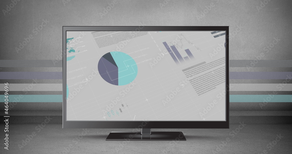 Poster different graphs in an lcd screen