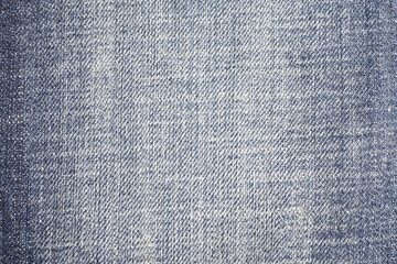 Blue jeans texture background. - obrazy, fototapety, plakaty