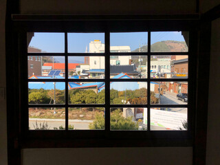 view from the window of the house