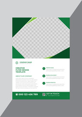 Promotional corporate business flyer design template