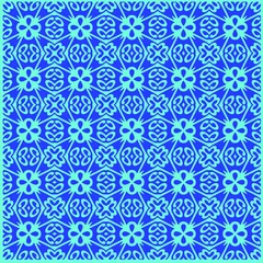 Outdoor-Kissen Seamless repeatable abstract pattern background.Perfect for fashion, textile design, cute themed fabric, on wall paper, wrapping paper, fabrics and home decor. © t2k4