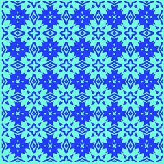 Schilderijen op glas Seamless repeatable abstract pattern background.Perfect for fashion, textile design, cute themed fabric, on wall paper, wrapping paper, fabrics and home decor. © t2k4