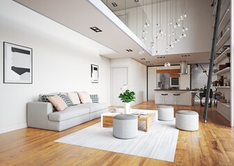 modern living interior