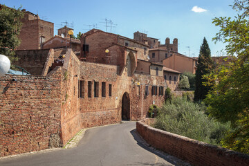 Certaldo Alto, Firenze. Porta di ingresso alla cittadina