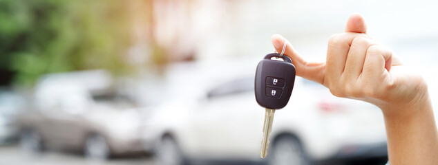 New car keys with special low interest loan offers.