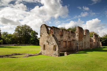 Fototapeta na wymiar landscape image of Thetford Priory