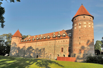 Fototapeta na wymiar Gotycki zamek krzyżacki w Bytowie, Polska