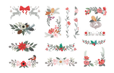 Christmas Holly Decoration for cards.