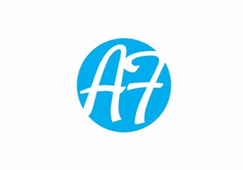 Unique shape of AF initial letter