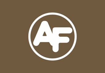 Unique shape of AF initial letter