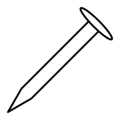  Vector Nails Outline Icon Design