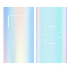 Abstract blue, pink and turquoise vertical background for design. Smooth satin vector gradient for social networks and phone screensavers.