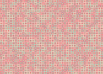 Abstract Geometric Pattern generative computational art illustration