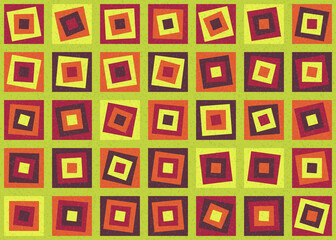 Abstract Geometric Pattern generative computational art illustration