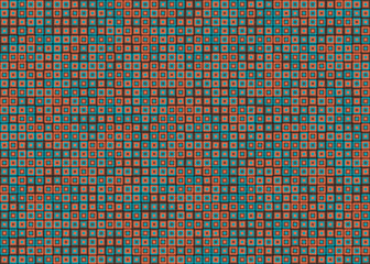 Abstract Geometric Pattern generative computational art illustration