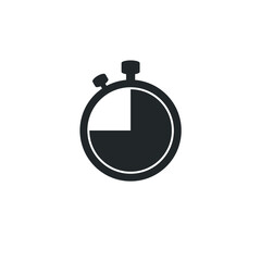 Timer vector icon illustration sign