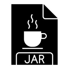  Vector JAR Glyph Icon Design