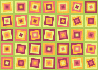 Abstract Geometric Pattern generative computational art illustration