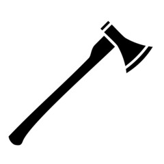 Vector Axe Glyph Icon Design