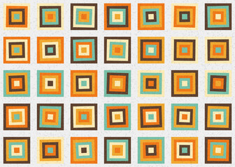 Abstract Geometric Pattern generative computational art illustration