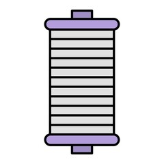 Vector Spool Filled Outline Icon Design