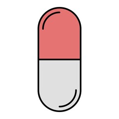  Vector Capsule Filled Outline Icon Design