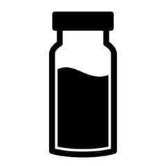 Vector Vials Glyph Icon Design