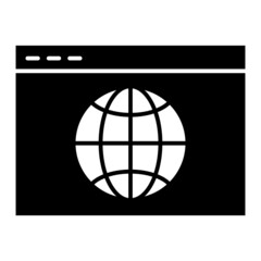  Vector Browser Glyph Icon Design