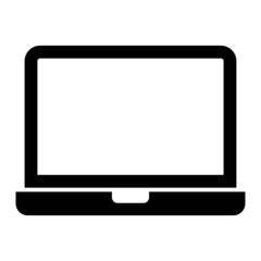 Vector Laptop Glyph Icon Design