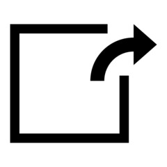 Vector Export Glyph Icon Design