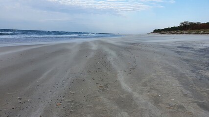 beach in the morning