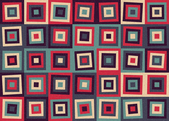 Abstract Geometric Pattern generative computational art illustration