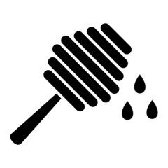 Vector Honey Comb Glyph Icon Design